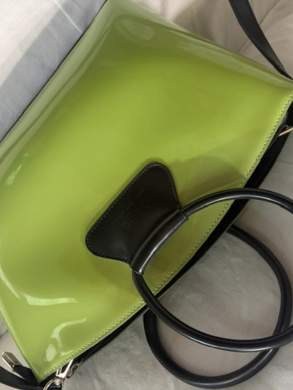 Beijo Green and Black purse